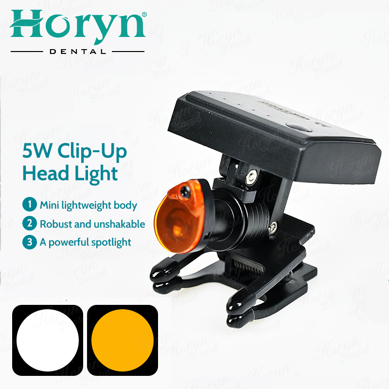 Led Medical Headlight - Diş 5W kablosuz LED far klip