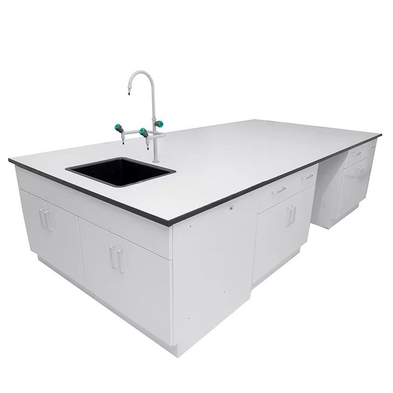 Medical Lab Work - Tıbbi Laboratuvar Mobilyası Ada Tipi Masa