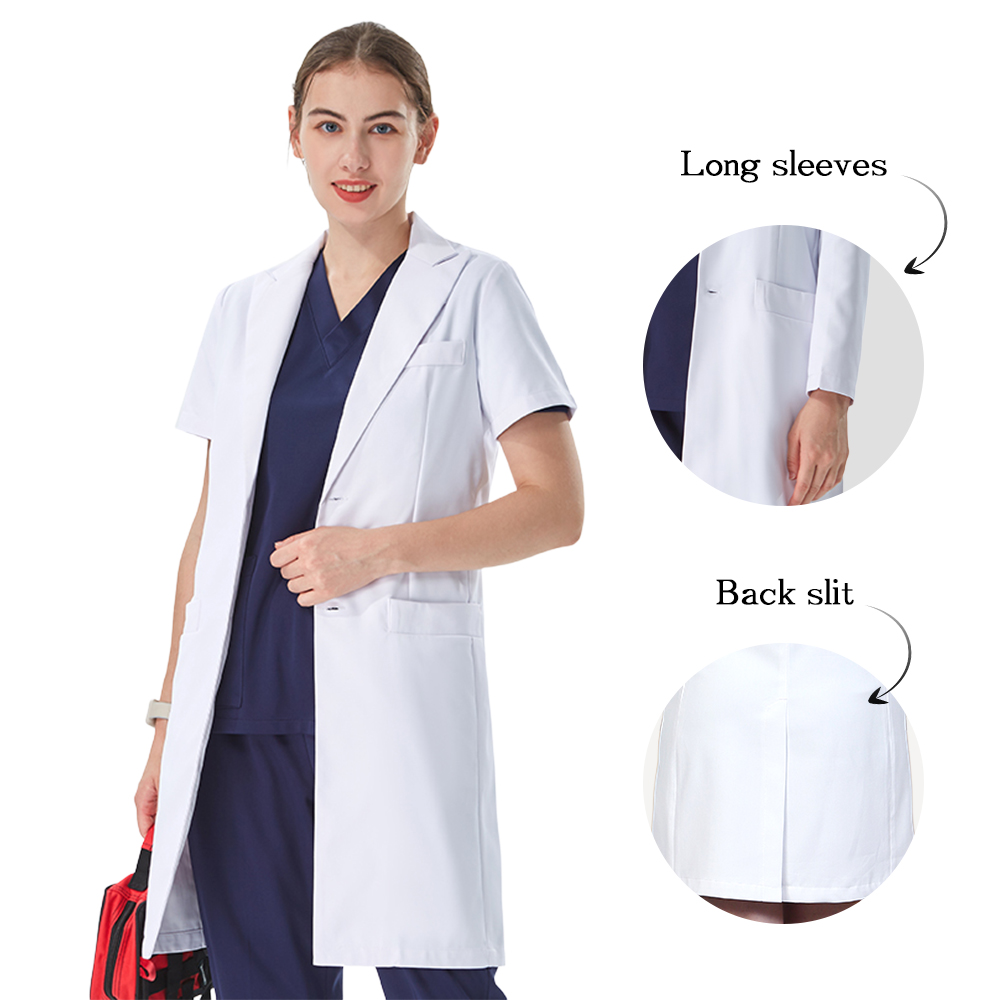 Medical Lab Work - Düşünceli Yaka Beyaz Laboratuvar Önlüğü Doktor