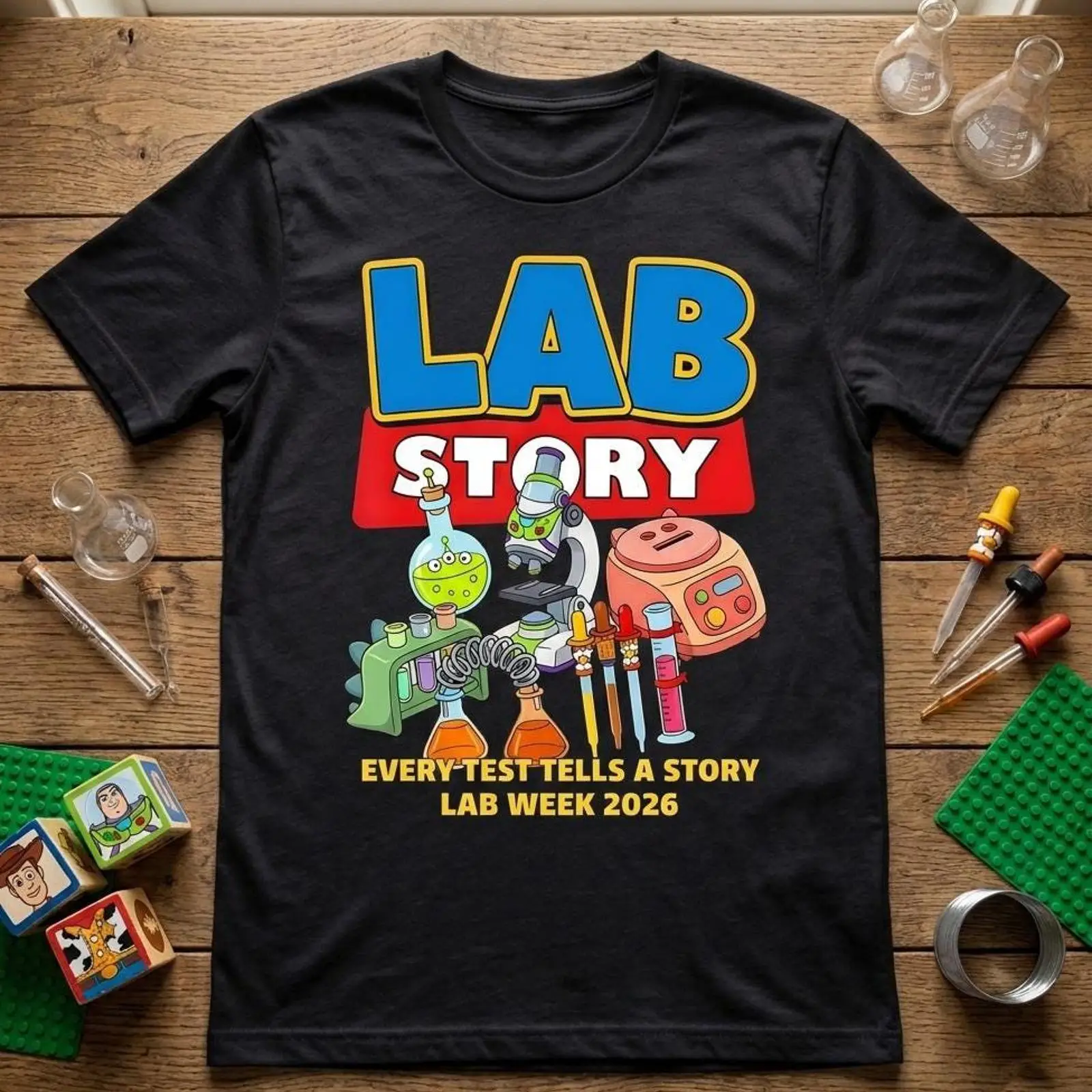 Medical Lab Humor - Laboratuvar Haftası 2026 Tişörtü Tıbbi Teknisyen