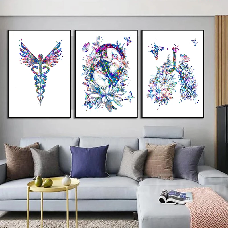 Anatomy Medical Poster Flower  - Medical Lab Posters incelemesi ve fiyatı